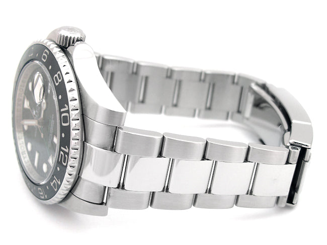 40mm Rolex Stainless GMT-Master II Ceramic 116710LN.