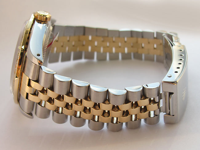 36mm Rolex Two-tone Datejust Champ Diamond Dial 16233.