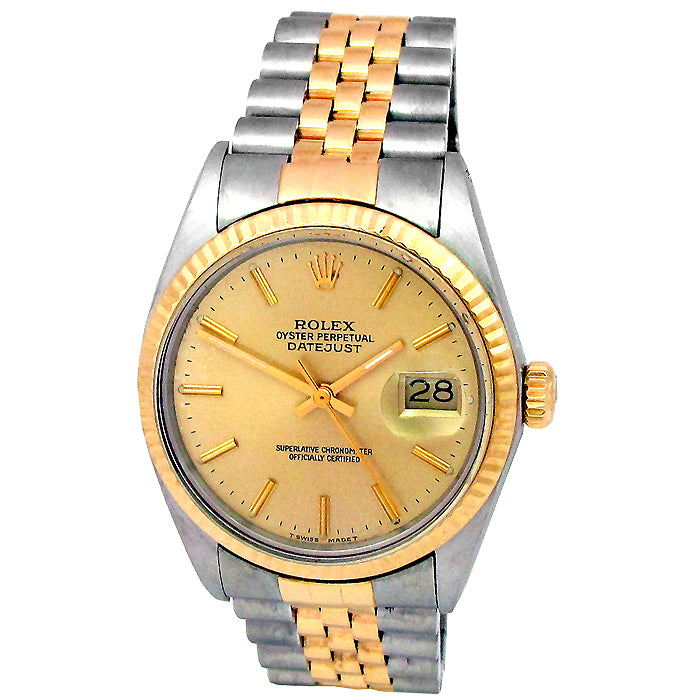 36mm Rolex Two-tone Datejust 16013.