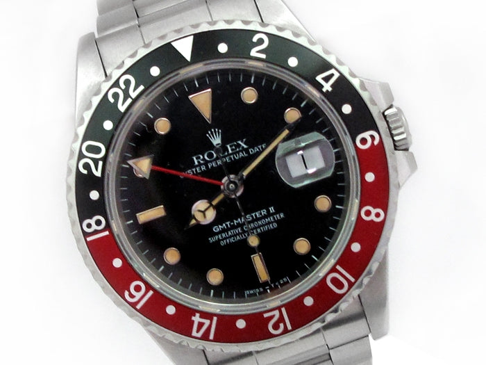 40mm Rolex Stainless Steel GMT-Master II Watch 16760.