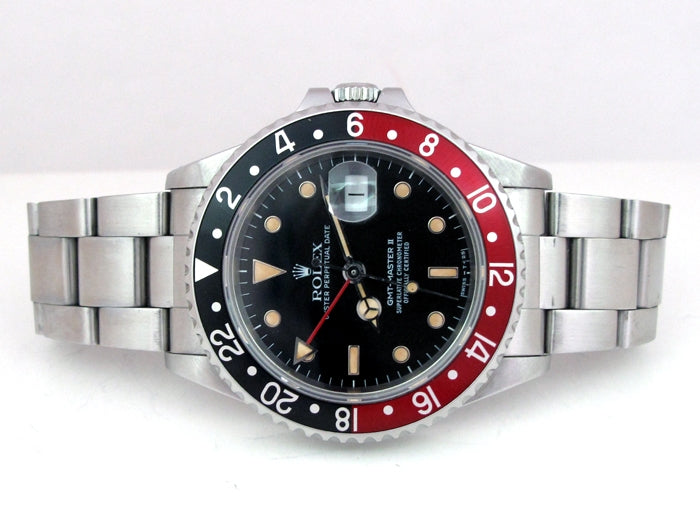 40mm Rolex Stainless Steel GMT-Master II Watch 16760.