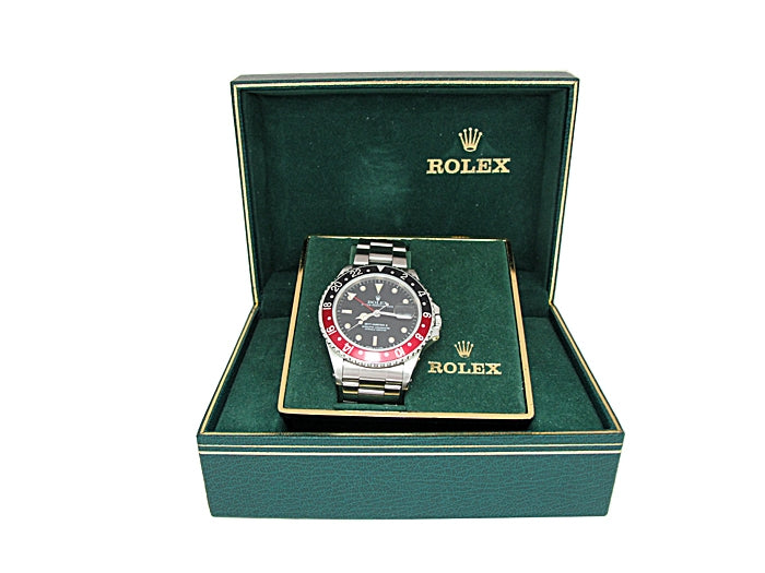 40mm Rolex Stainless Steel GMT-Master II Watch 16760.