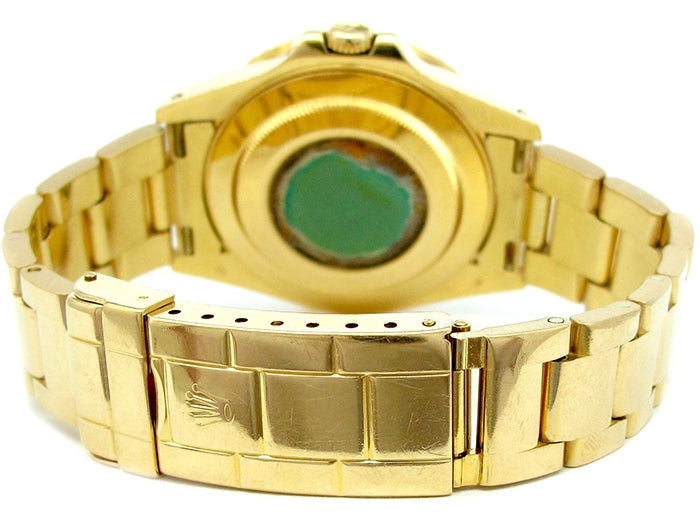 40mm Rolex 18K Yellow Gold GMT-MASTER II Watch 16718