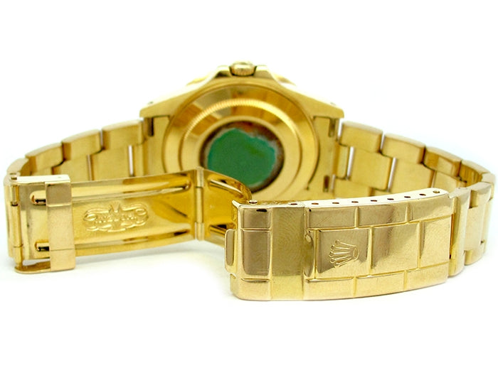 40mm Rolex 18K Yellow Gold GMT-MASTER II Watch 16718