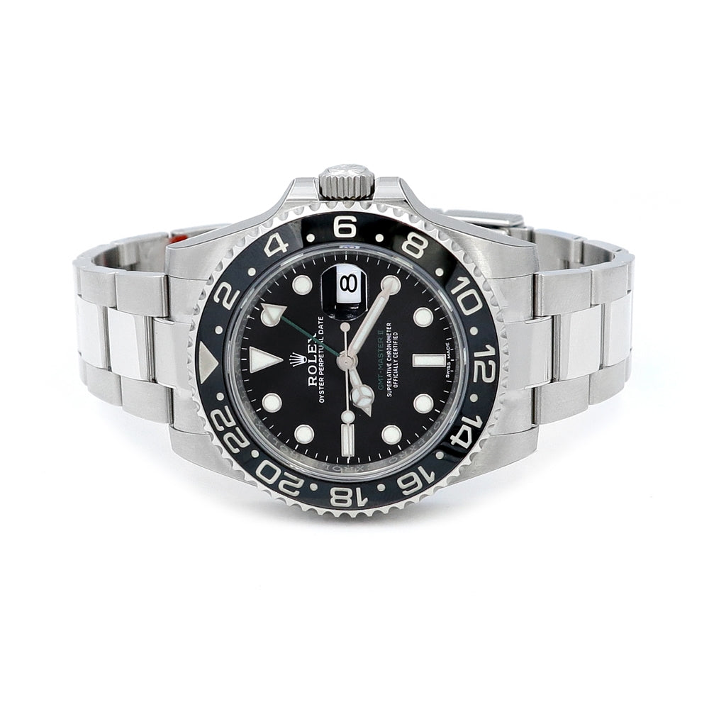 40mm Rolex Stainless Steel Oyster Perpetual GMT-Master II Watch