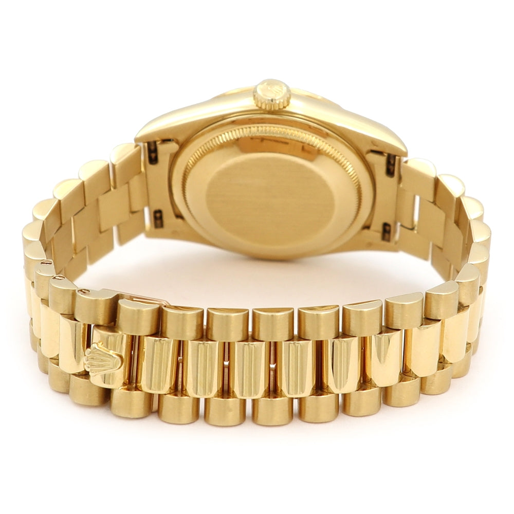 36mm Rolex 18K Yellow Gold Oyster Perpetual Day-Date Watch