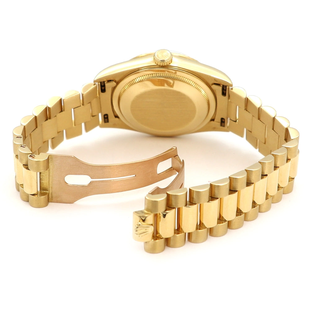 36mm Rolex 18K Yellow Gold Oyster Perpetual Day-Date Watch