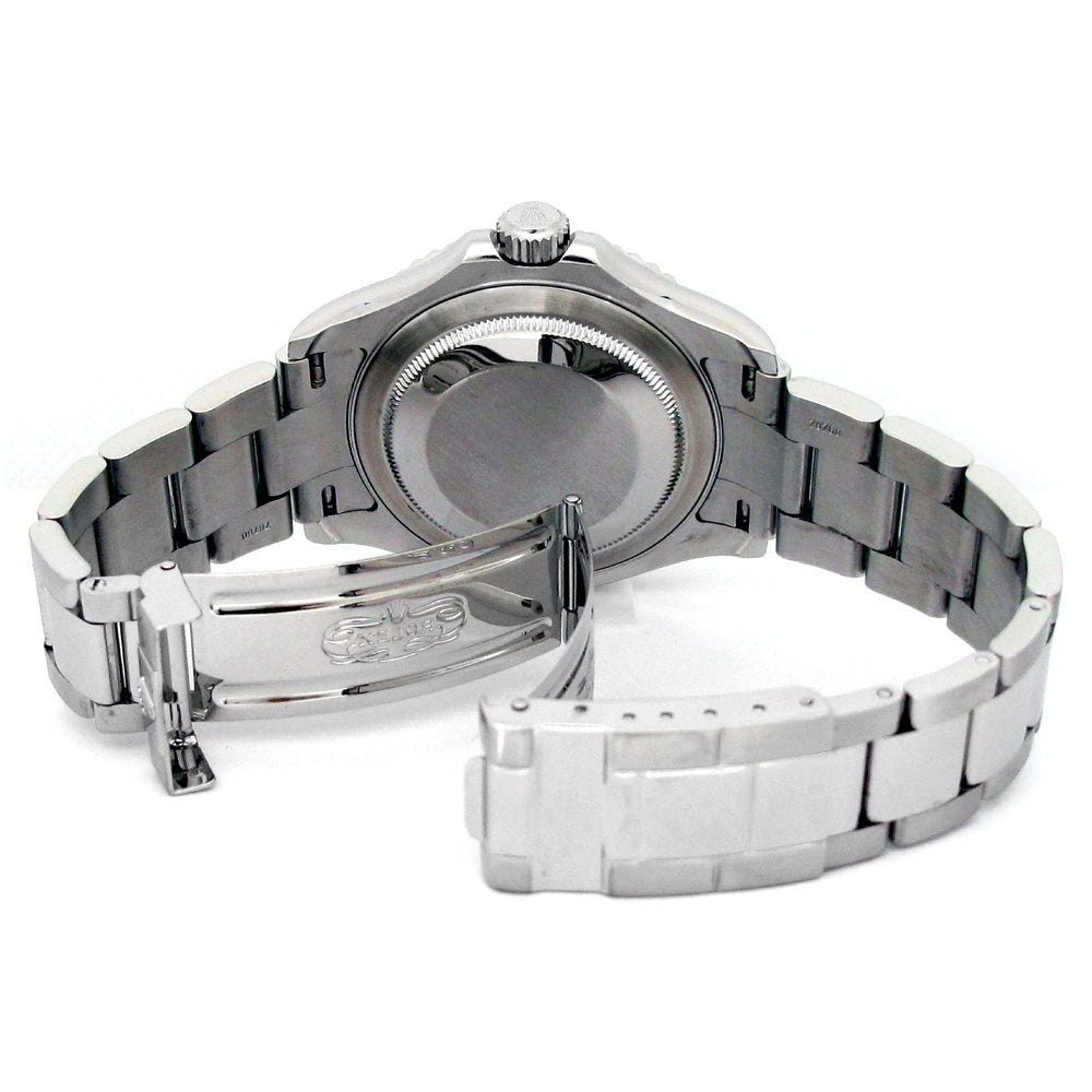 40mm Rolex Stainless Steel Oyster Perpetual Yachtmaster Watch