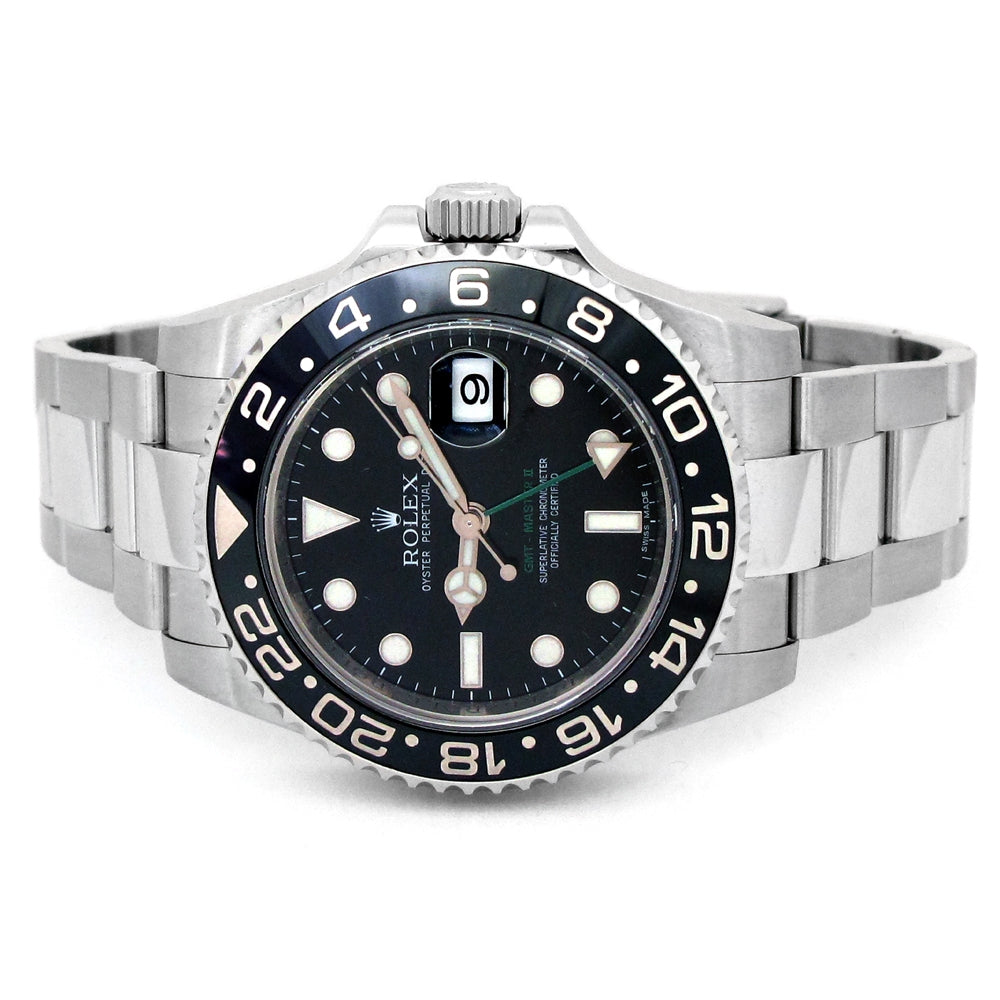 40mm Rolex Stainless Steel Oyster Perpetual GMT-Master II Watch