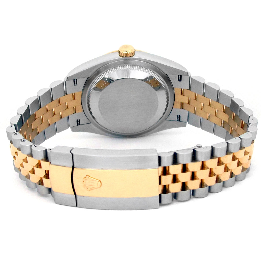 36mm Rolex 18K Yellow Gold and Stainless Steel Oyster Perpetual Datejust Watch