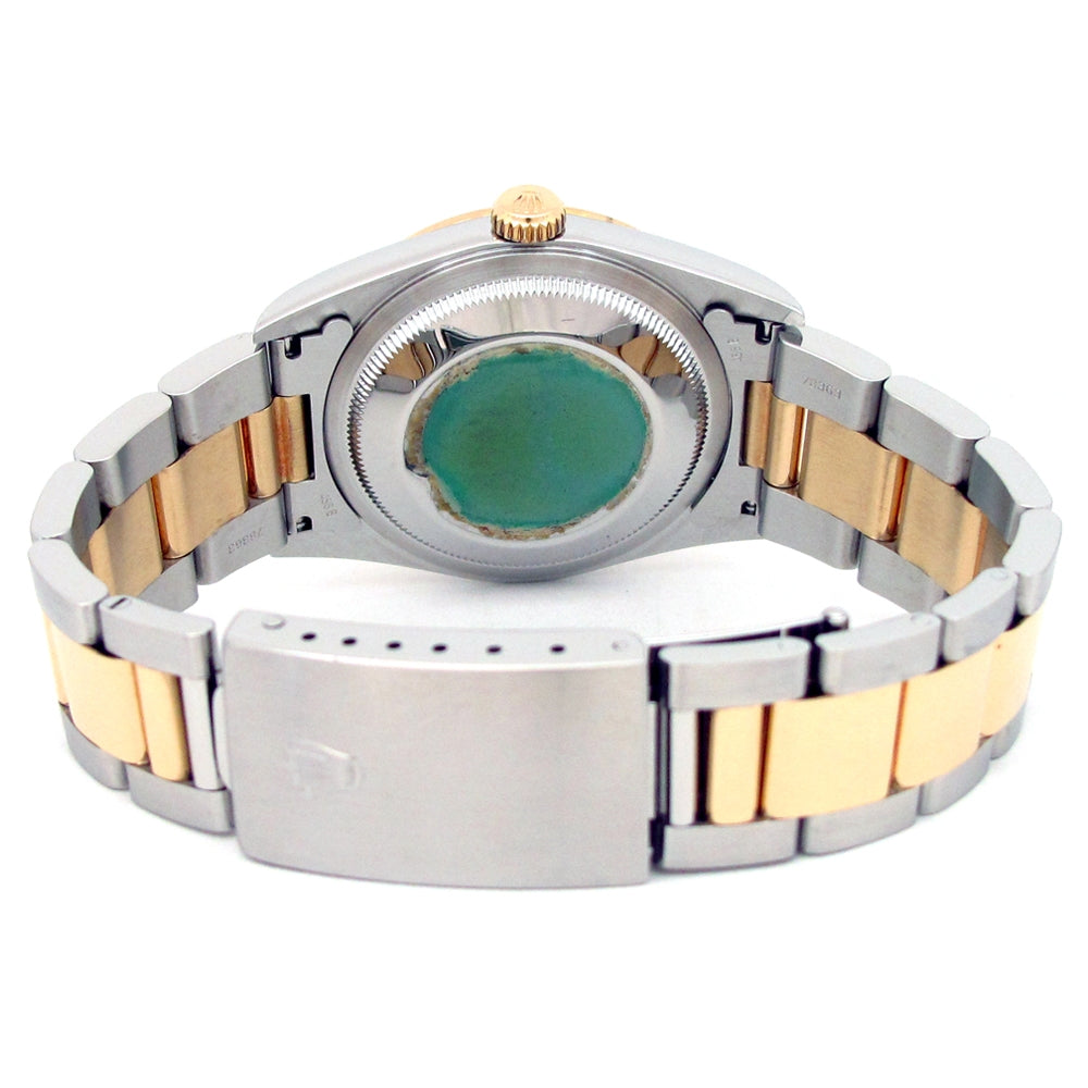 36mm Rolex 18K Yellow Gold and Stainless Steel Oyster Perpetual Datejust Watch