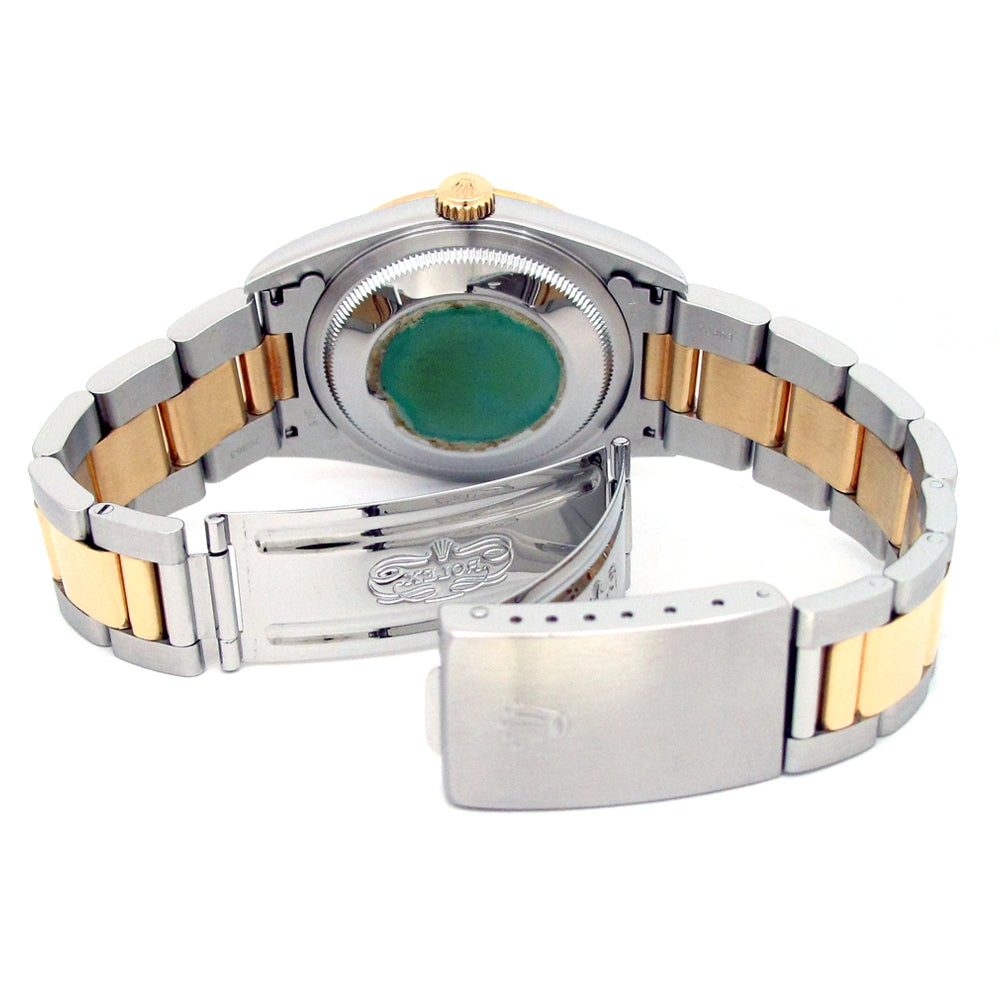 36mm Rolex 18K Yellow Gold and Stainless Steel Oyster Perpetual Datejust Watch