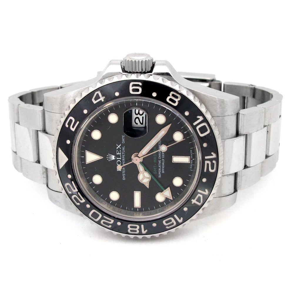 40mm Rolex Stainless Steel Oyster Perpetual GMT-Master II Watch