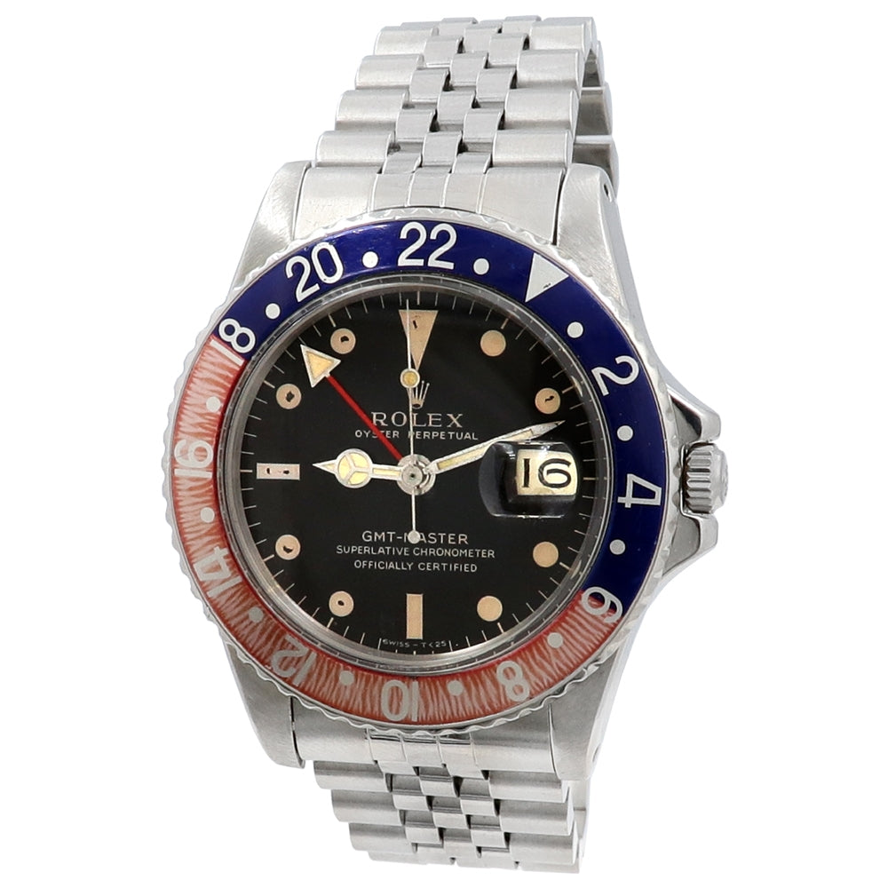 40mm Rolex Stainless Steel Oyster Perpetual GMT-Master I Vintage Watch