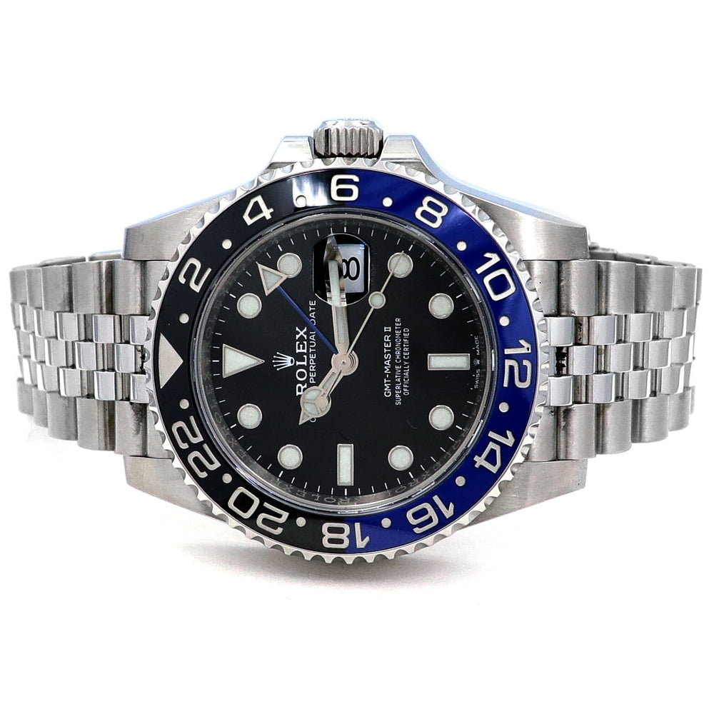 40mm Rolex Stainless Steel Oyster Perpetual GMT-Master II "Bat Girl" Watch