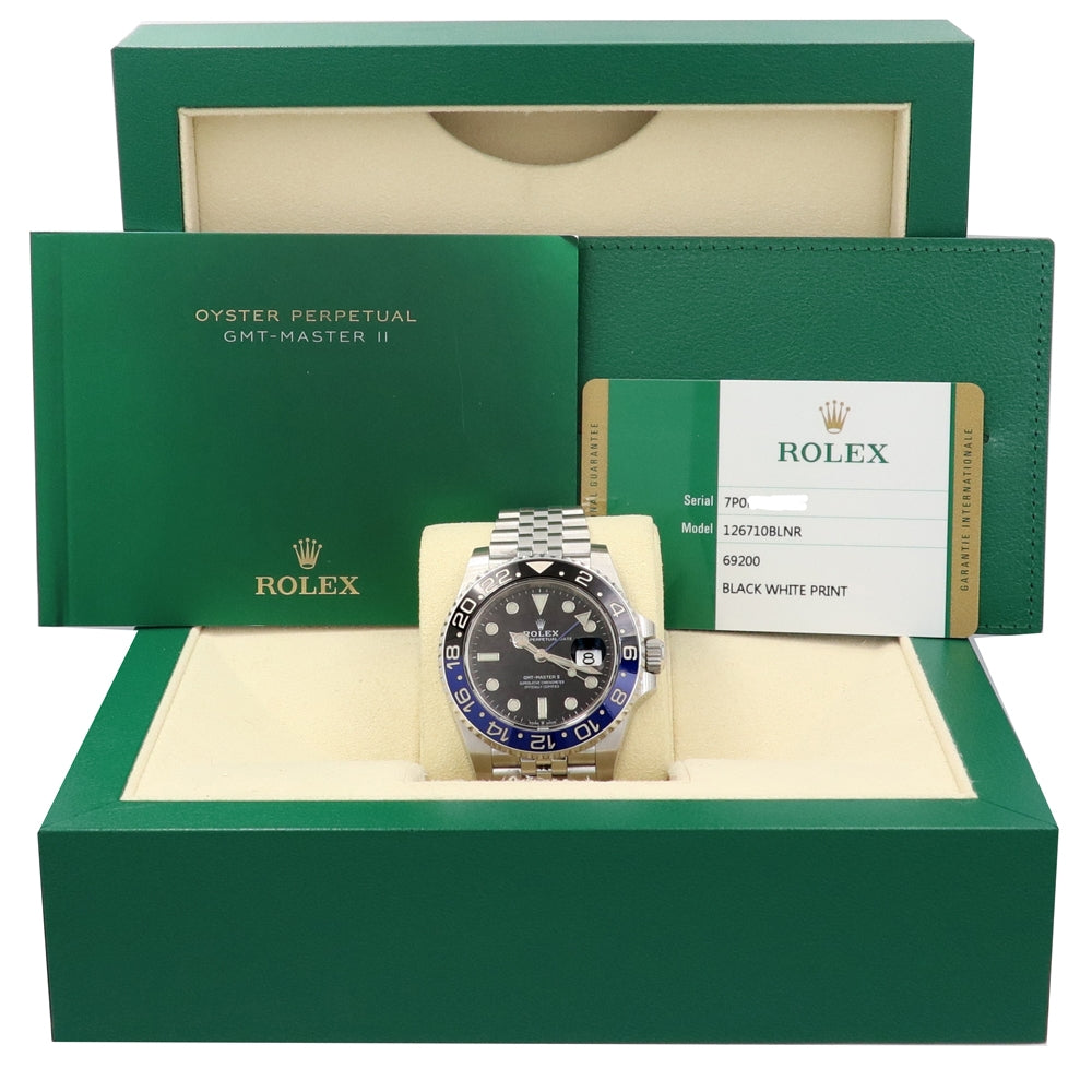 40mm Rolex Stainless Steel Oyster Perpetual GMT-Master II "Bat Girl" Watch