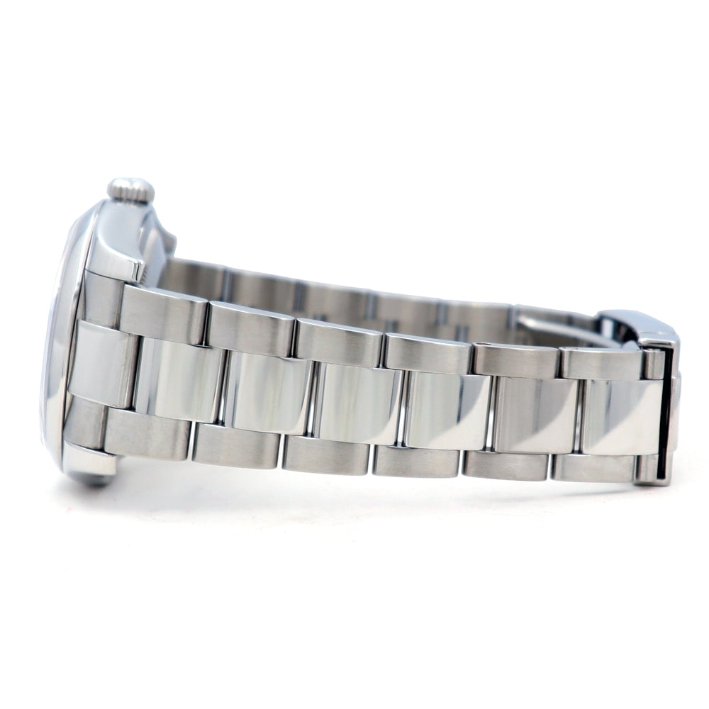 36mm Rolex Stainless Steel Datejust Blue Roman Numeral Dial