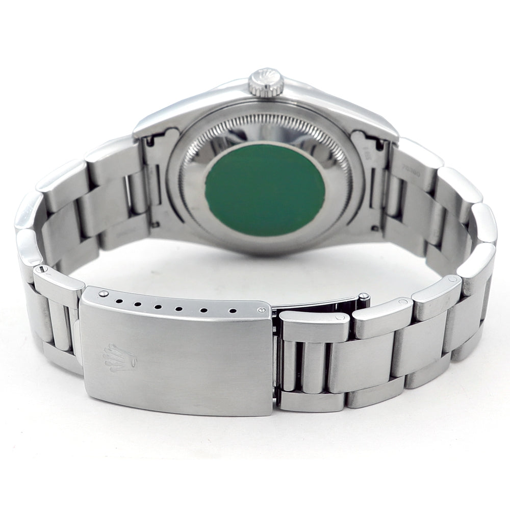 36mm Rolex Stainless Steel Datejust Silver Roman Numeral Dial