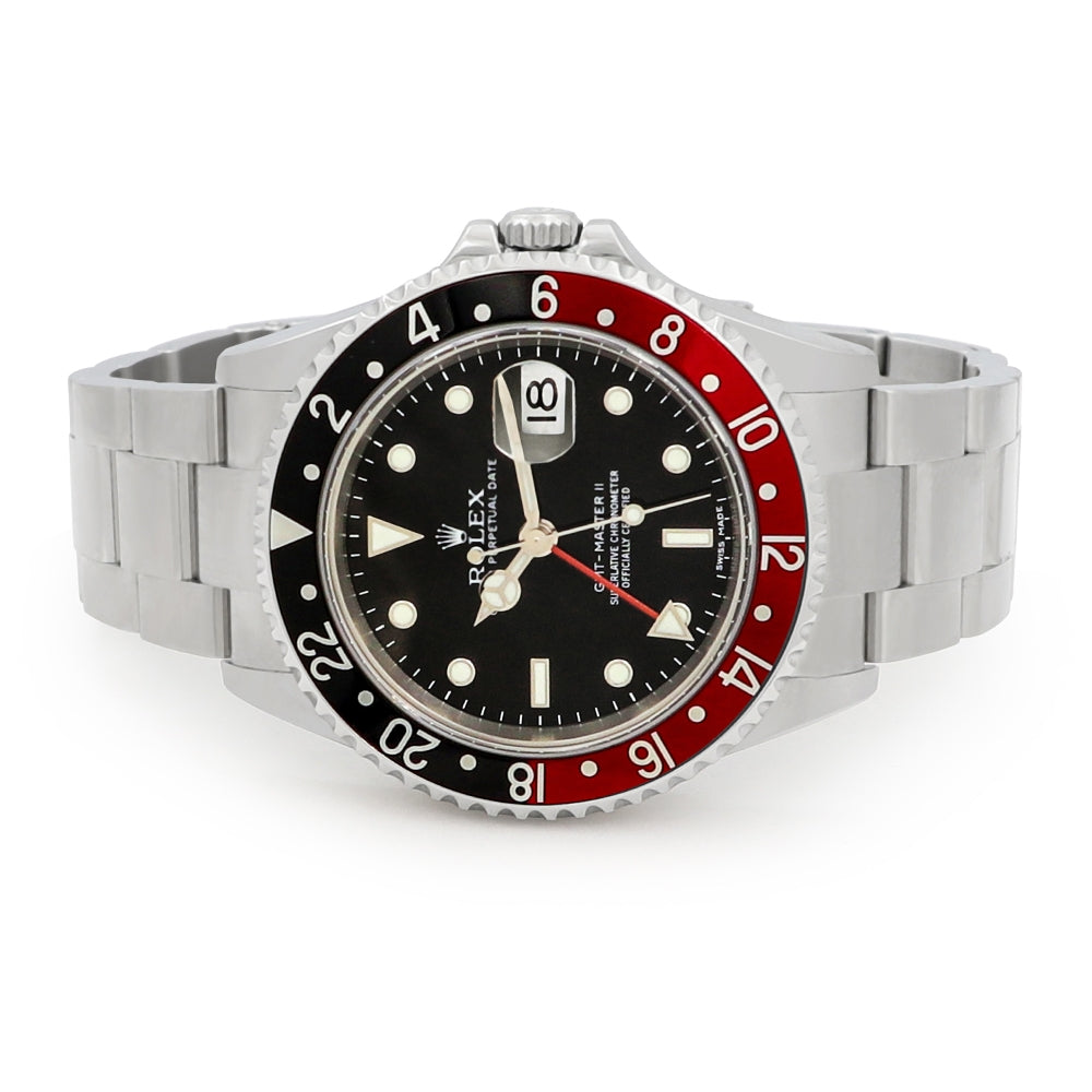 40mm Rolex Stainless Steel Oyster Perpetual GMT-Master II "Coke"