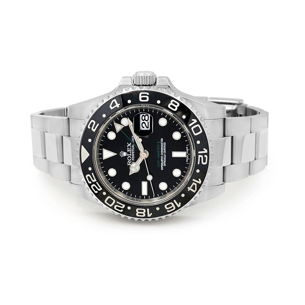 40mm Rolex Stainless Steel GMT-Master II Watch