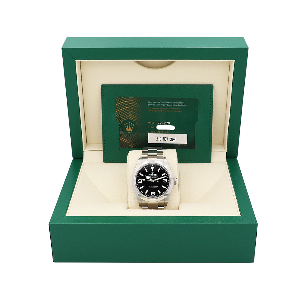 40mm Explorer Watch w/ Box&Paper 224270