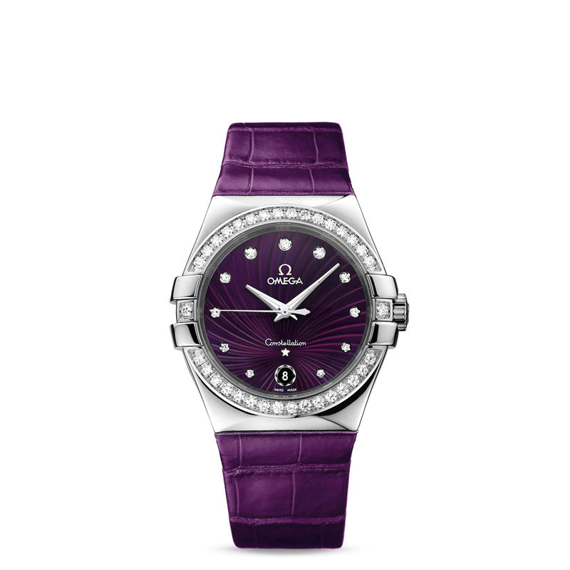 Quartz 35 mm
	
		
	
	
	
		Steel on leather strap