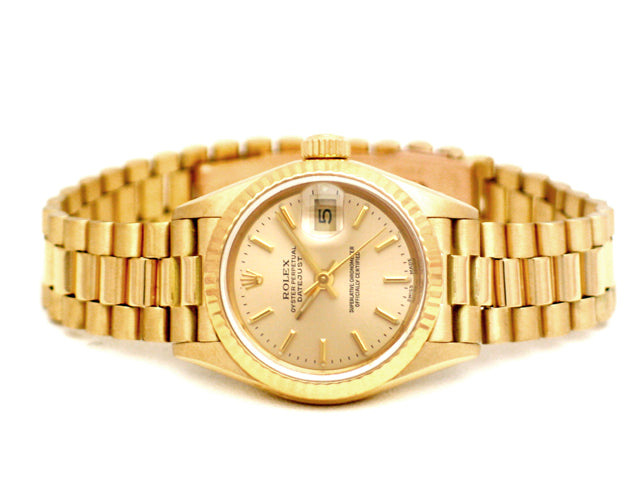 26mm Rolex 18K Yellow Gold President Datejust 69178