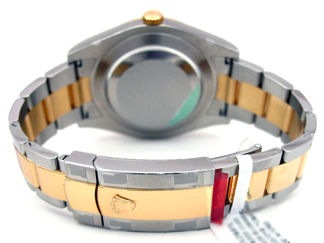 41mm Rolex Two tone  Datejust II  Black Arabic 116333.
