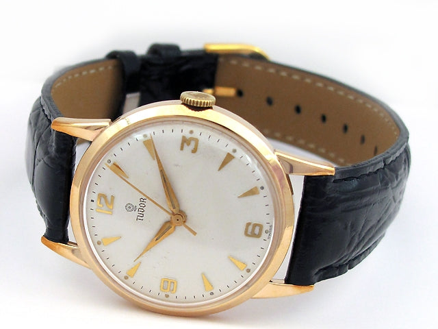 34mm Tudor 9K Yellow Gold Watch