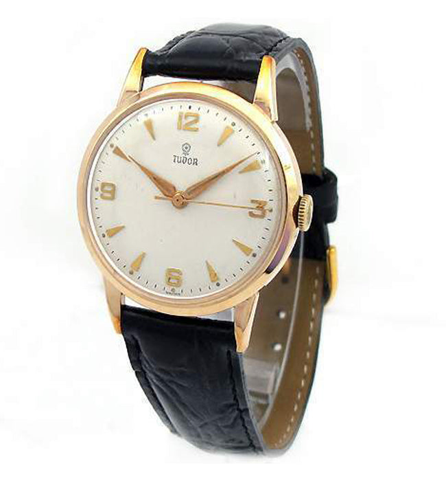 34mm Tudor 9K Yellow Gold Watch