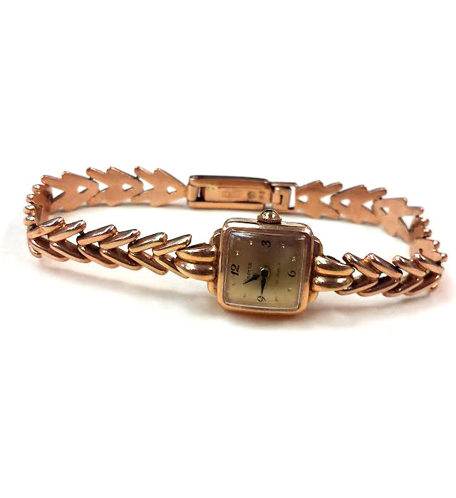 Lady 18K Rose Gold Royce Watch