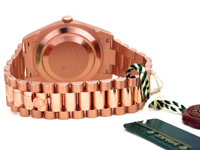 41mm Rolex 18k Rose Gold Daydate II 218235.
