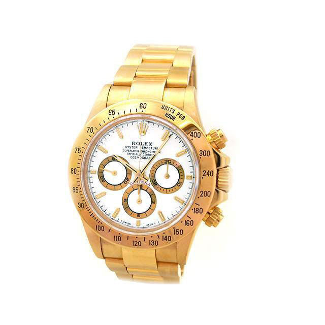 Mens Rolex Yellow Gold Daytona 16528