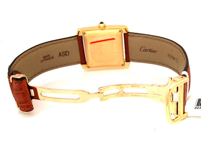 Unisex Cartier 18K Yellow Gold Tank Francaise Watch