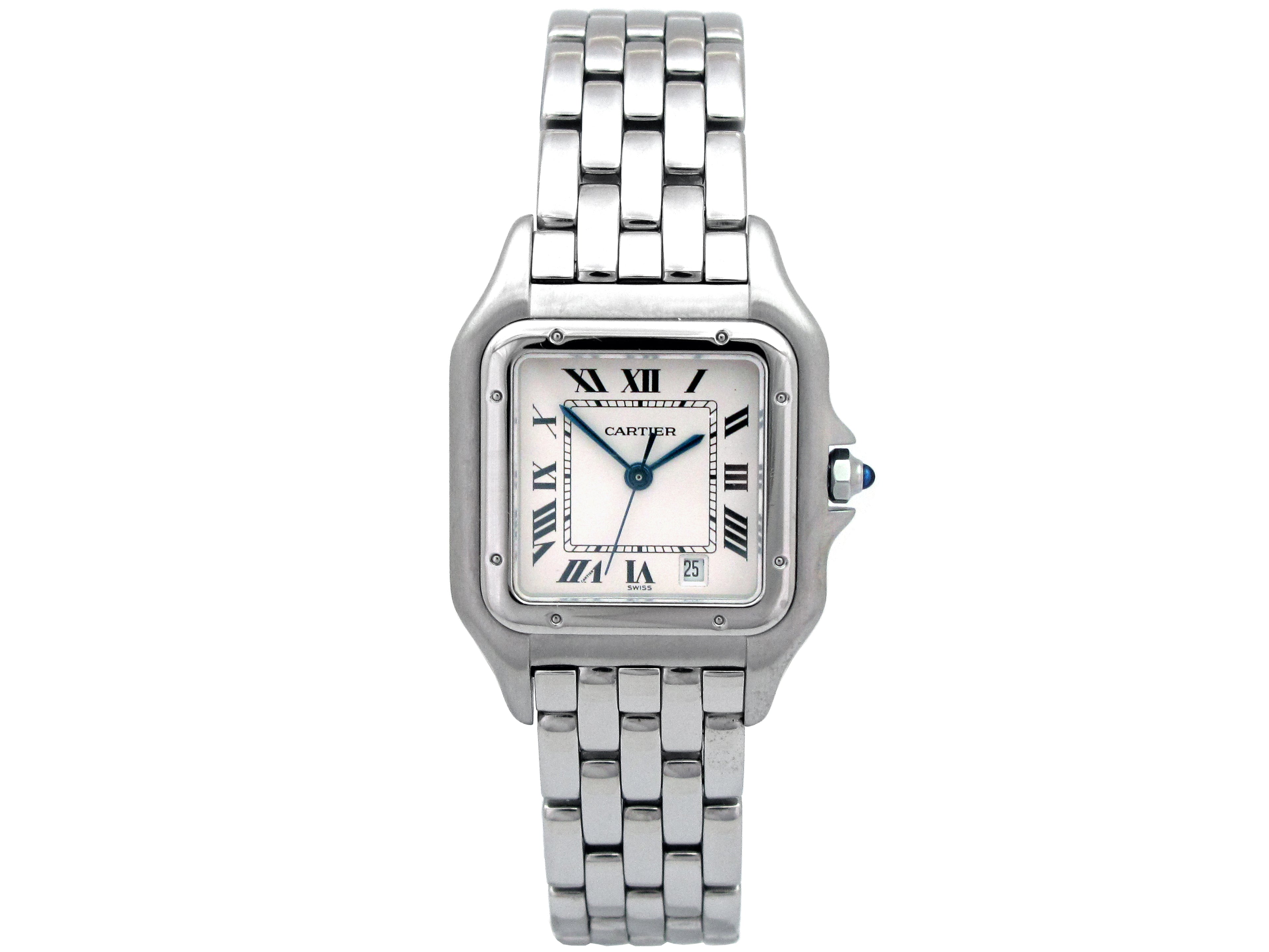 Midsize Cartier Stainless Steel Panthere Watch