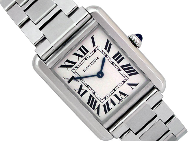 Ladies Cartier Stainless Steel Tank Solo  W5200013.