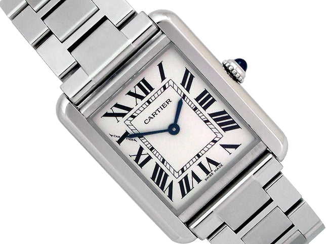 Ladies Cartier Stainless Steel Tank Solo  W5200013.