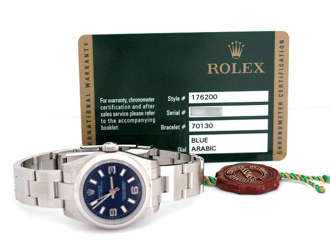 26mm Rolex Stainless Steel Oyster Perpetual 176200.