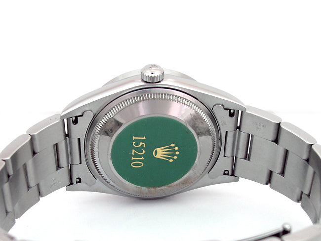 34mm Rolex Stainless Steel Date 15210.
