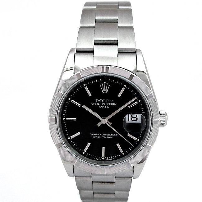 34mm Rolex Stainless Steel Date 15210.