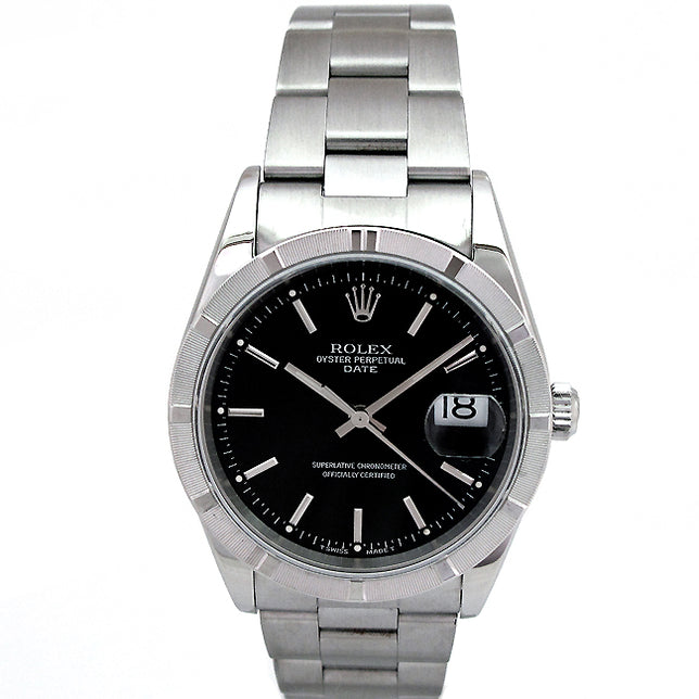 34mm Rolex Stainless Steel Date 15210.