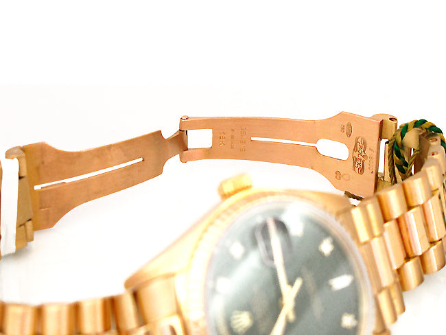 36mm Rolex 18K Gold Daydate with Diamond Dial 18038