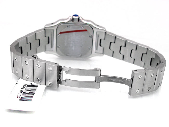 Small Cartier Stainless Steel Santos Galbee