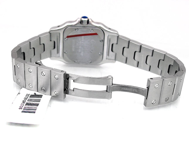 Small Cartier Stainless Steel Santos Galbee