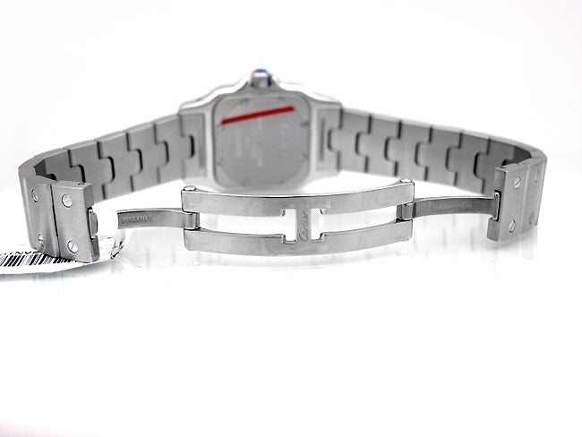Small Cartier Stainless Steel Santos Galbee