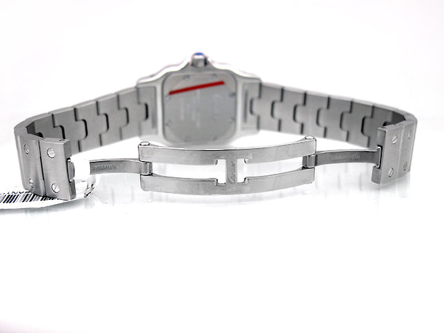 Small Cartier Stainless Steel Santos Galbee