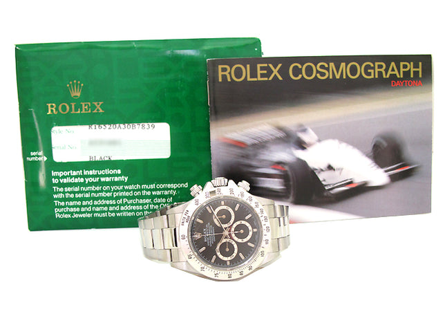 40mm Rolex Stainless Steel Daytona 16520