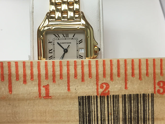 Midsize Cartier 18k Yellow Gold Panthere Watch
