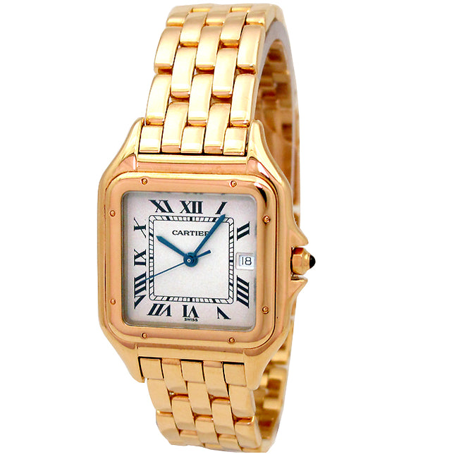 Midsize Cartier 18k Yellow Gold Panthere Watch