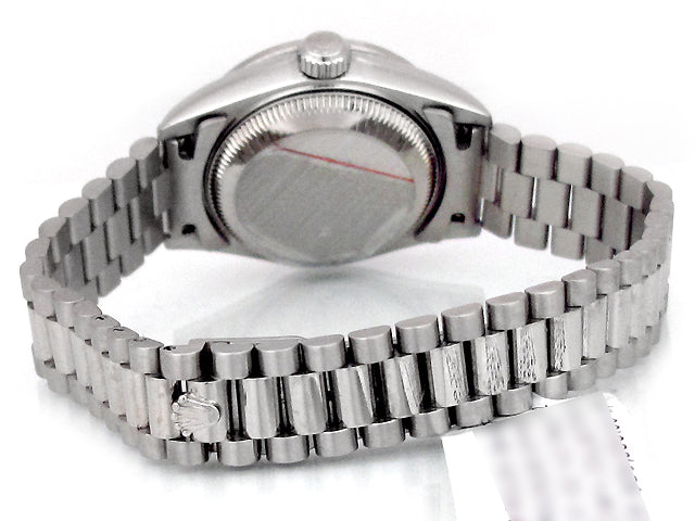 26mm Rolex 18k White Gold President Datejust Crown Collection 79159.